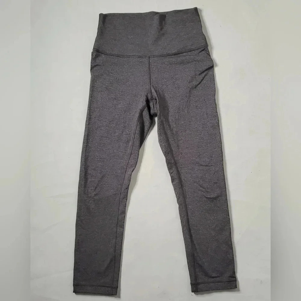 Lululemon Yoga Align High Rise Legging  Sz 4 Dark Gray